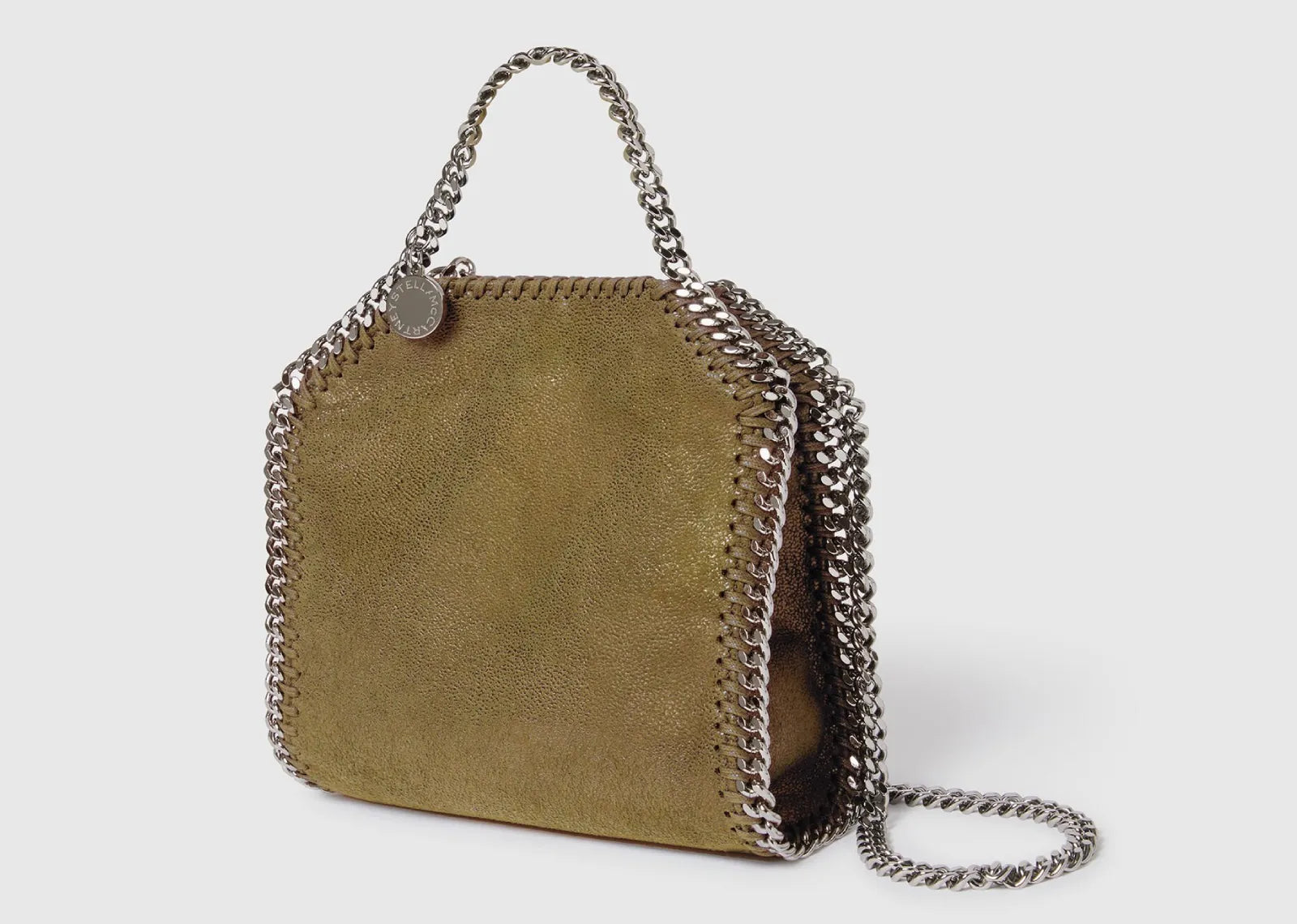 Stella Mc Cartney Falabella Tiny Tote Bag Olive 2