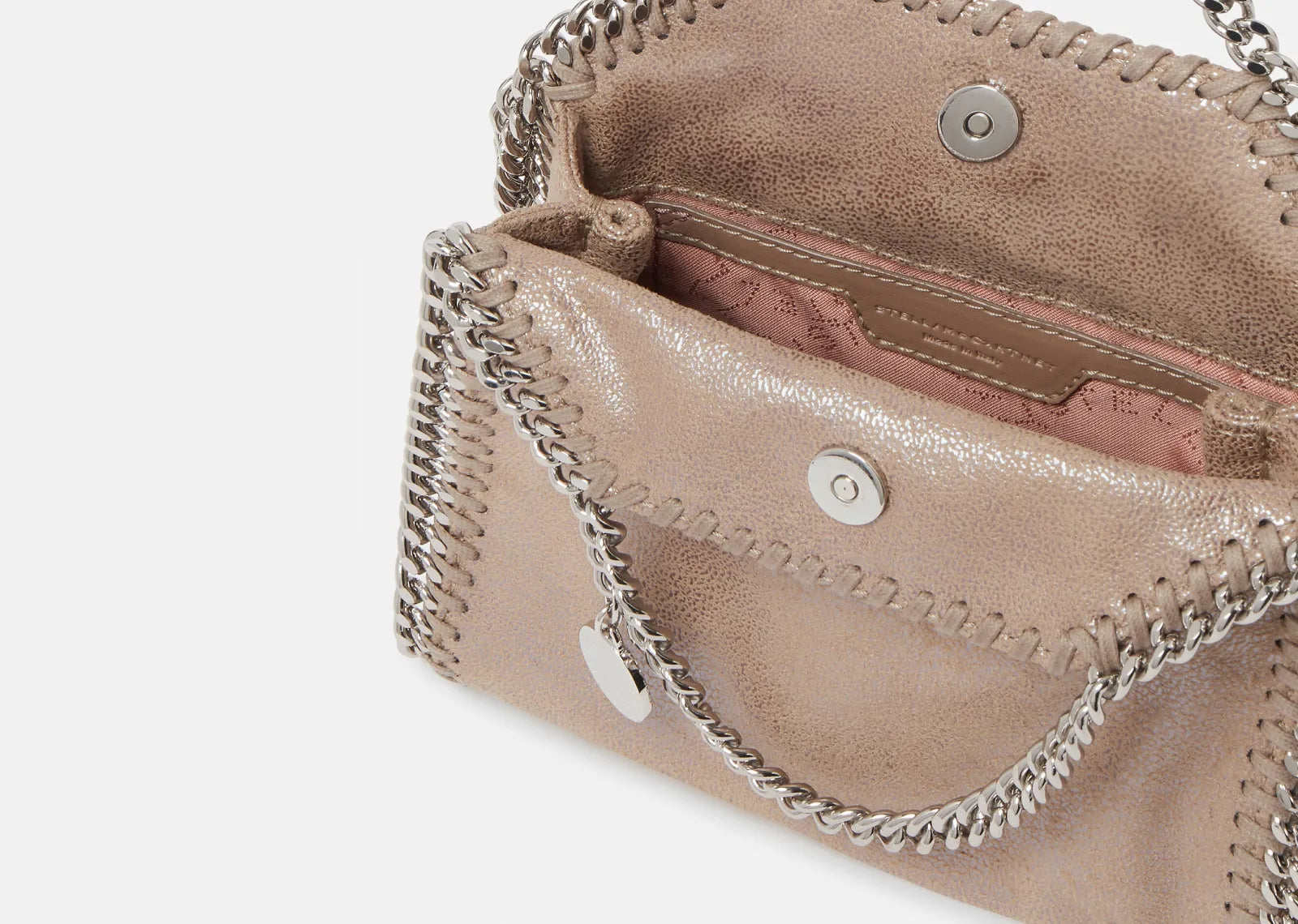 Stella Mc Cartney Falabella Tiny Tote Bag Pink Pearl 3