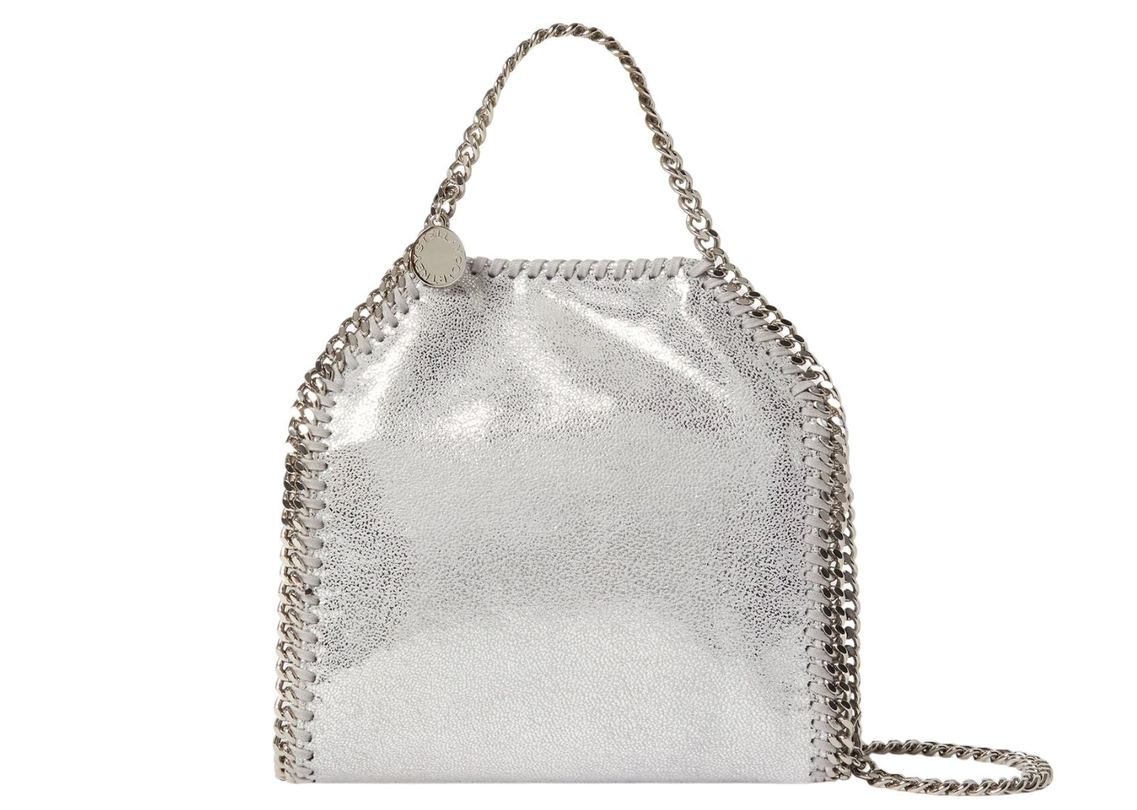 Stella Mc Cartney Falabella Tiny Tote Bag Silver