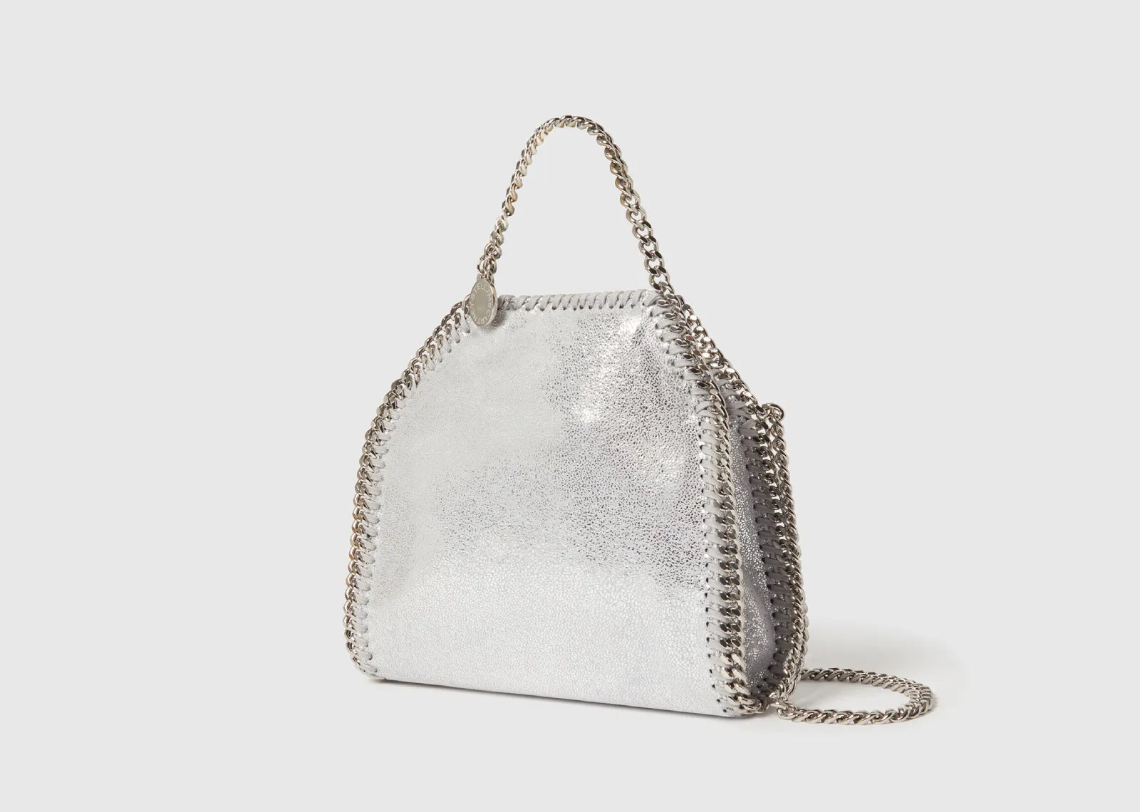 Stella Mc Cartney Falabella Tiny Tote Bag Silver 3