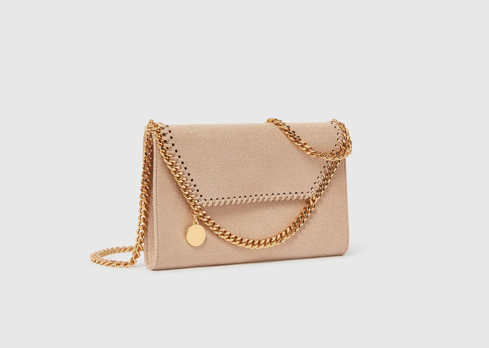 Stella Mc Cartney Falabella Wallet Crossbody Bag Clotted Cream 2