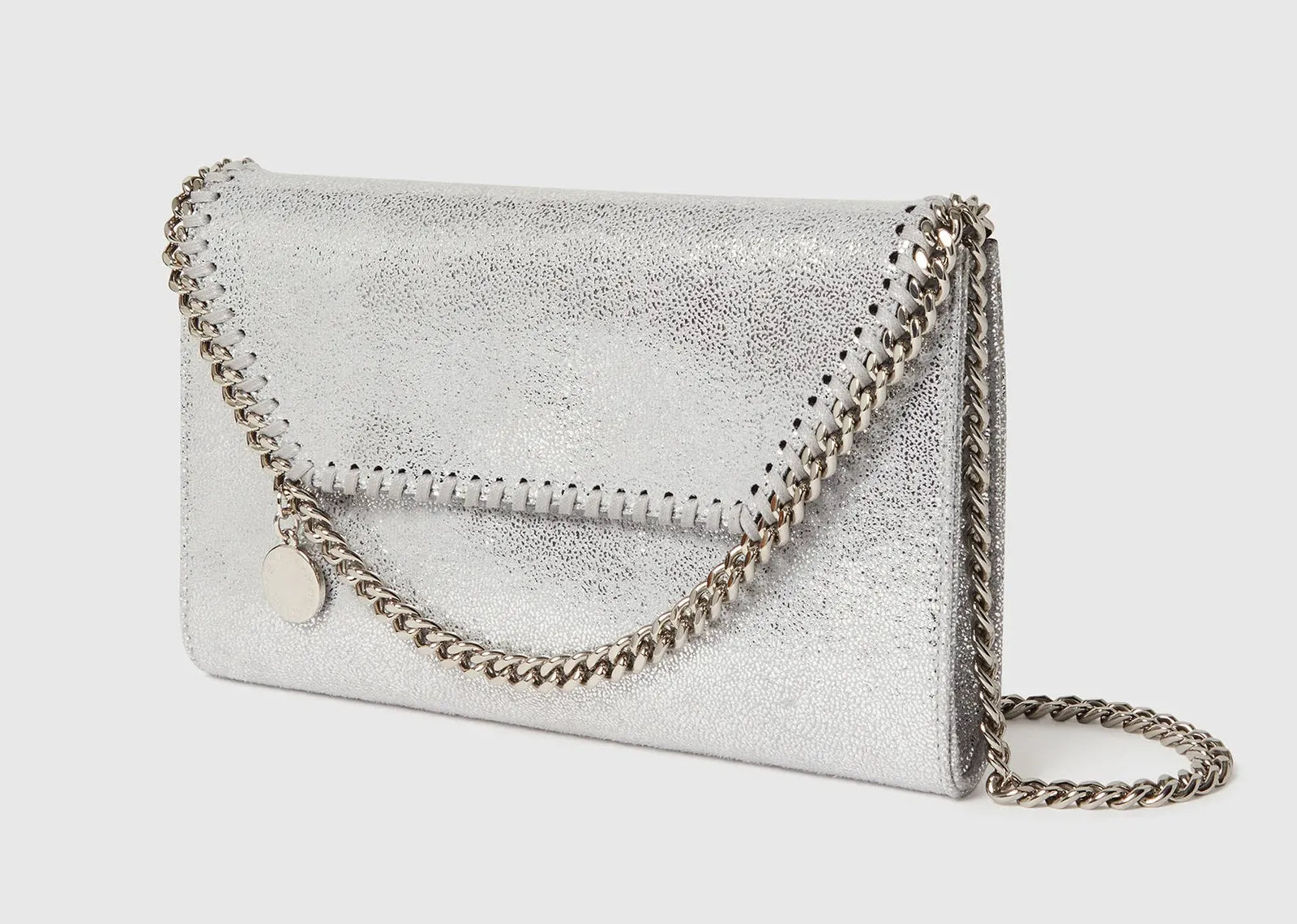 Stella Mc Cartney Falabella Wallet on Chain Silver 2