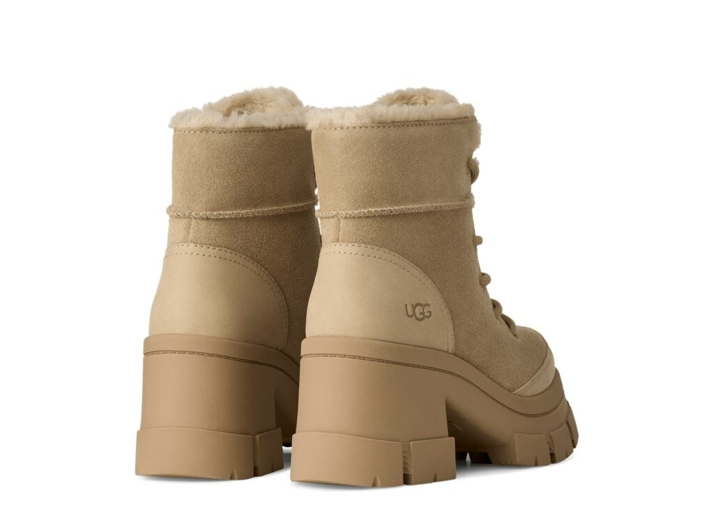 UGG Brooklyn Lace-Up Waterproof Boot Mustard Seed (W) 8