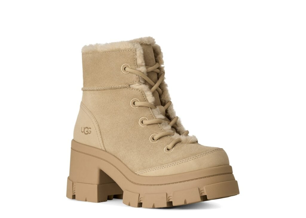 UGG Brooklyn Lace-Up Waterproof Boot Mustard Seed (W) 10