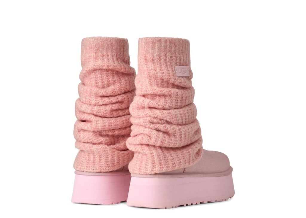 UGG Classic Mini Dipper Legwarmer Boot Ribbon Candy (W) 8