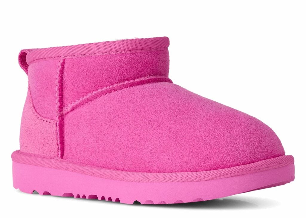 UGG Classic Ultra Mini Boot Bright Fuchsia (GS) 10