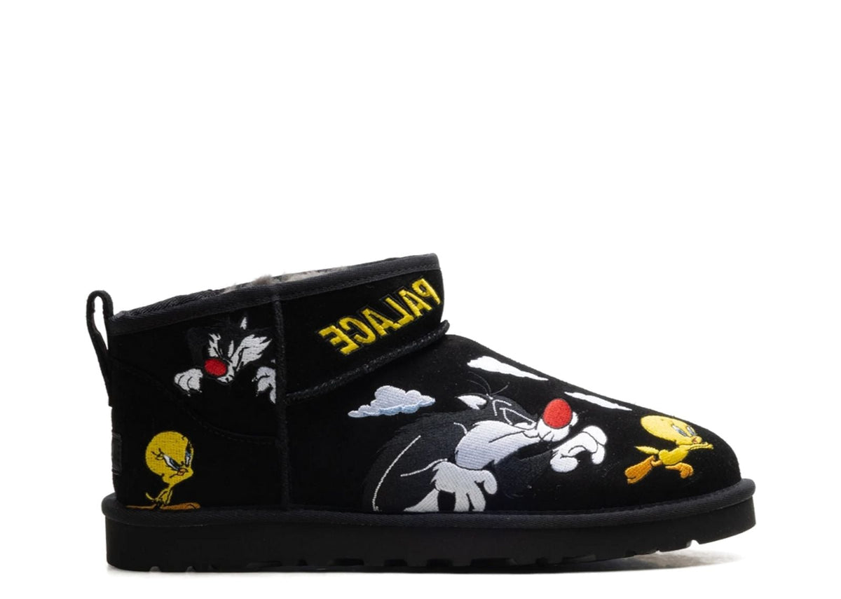 UGG Classic Ultra Mini Boot Palace x Looney Tunes Black