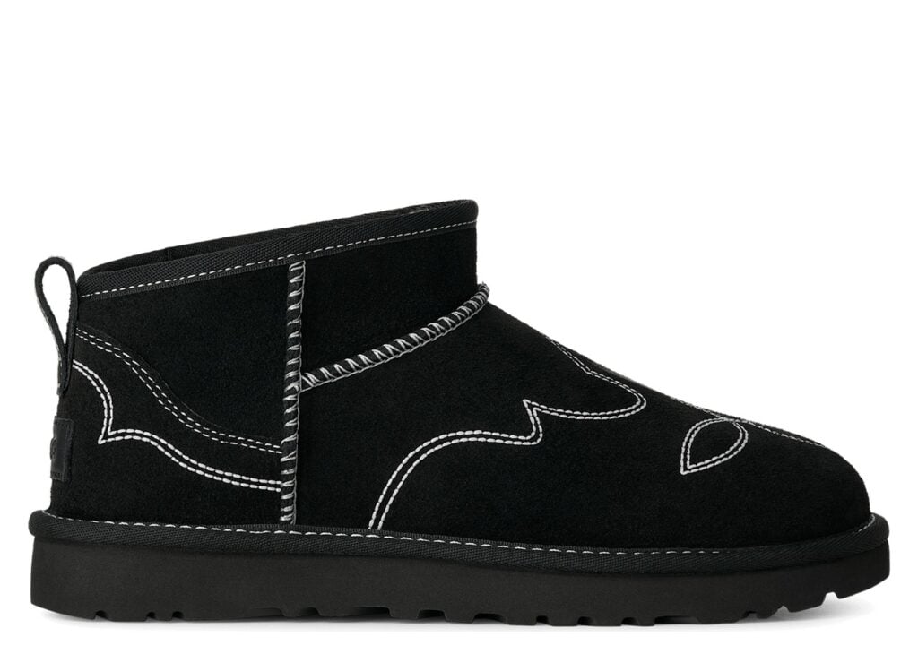 UGG Classic Ultra Mini Western Boot Black (W) 6