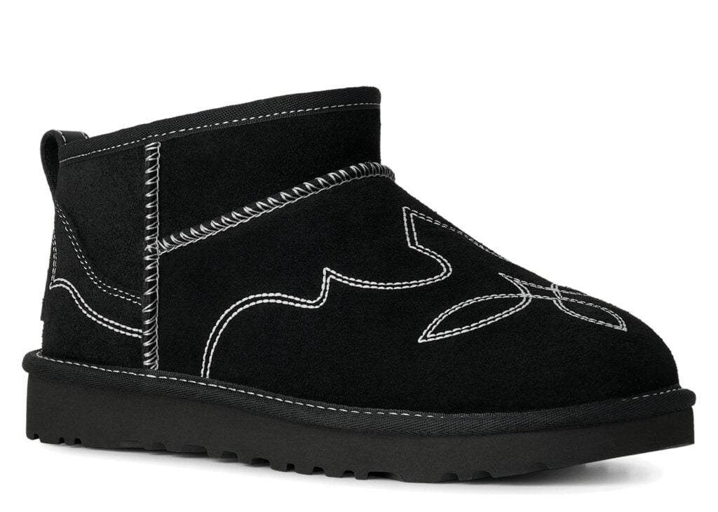 UGG Classic Ultra Mini Western Boot Black (W) 10