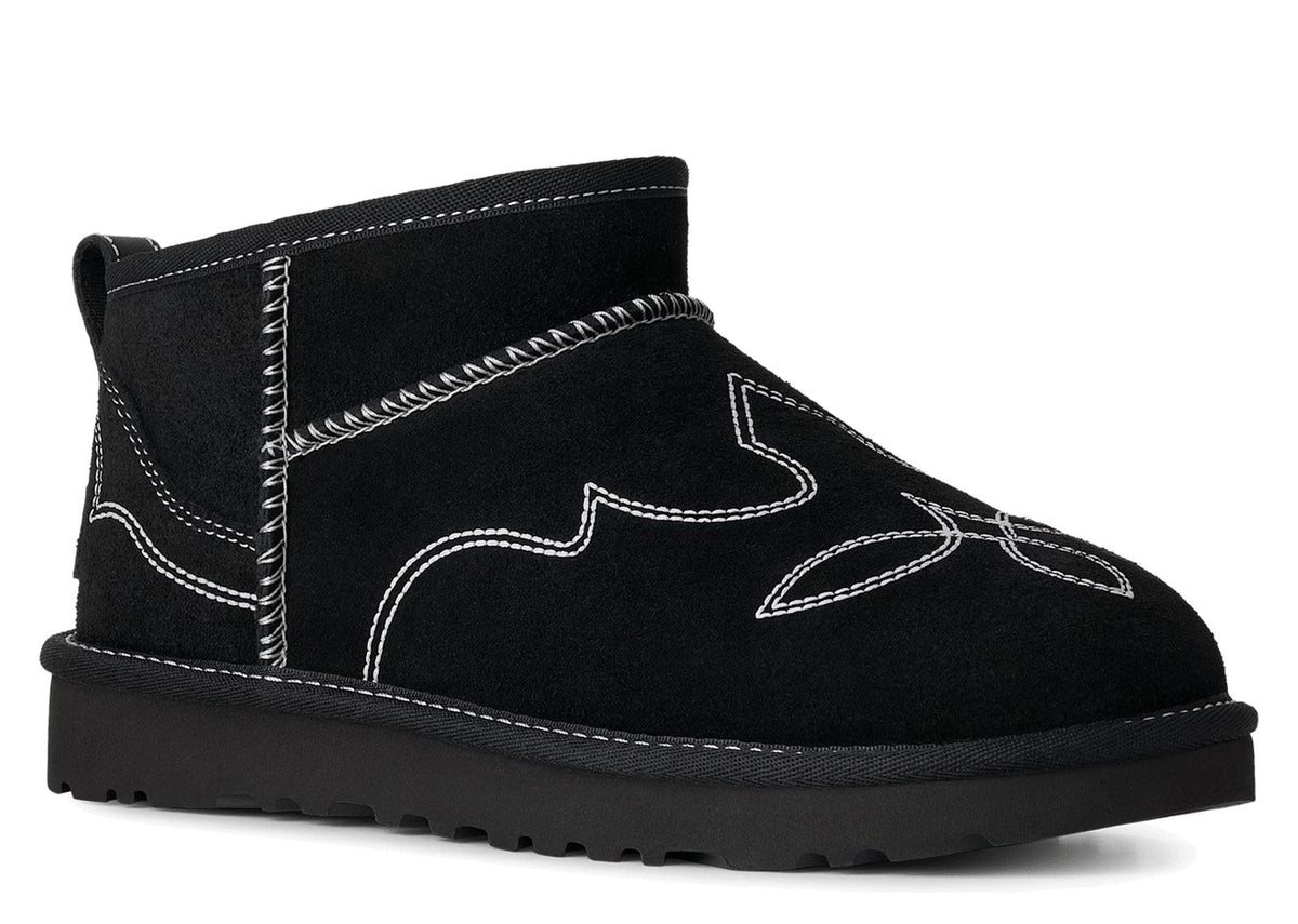 UGG Classic Ultra Mini Western Boot Black (W) 5