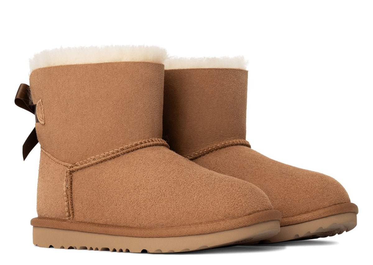 UGG Mini Bailey Bow II Boot Chestnut (GS) 4
