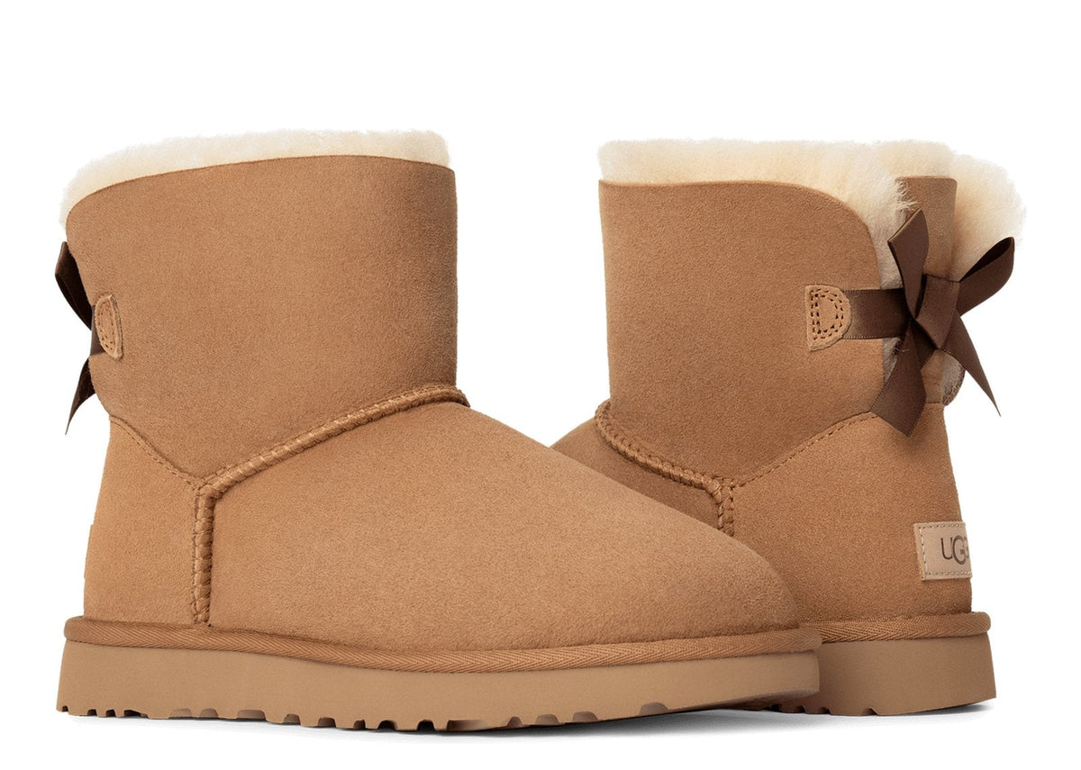 UGG Mini Bailey Bow II Boot Chestnut (W) 2
