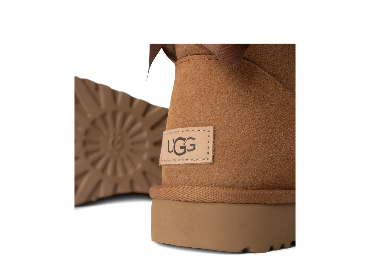 UGG Mini Bailey Bow II Boot Chestnut (W) 3