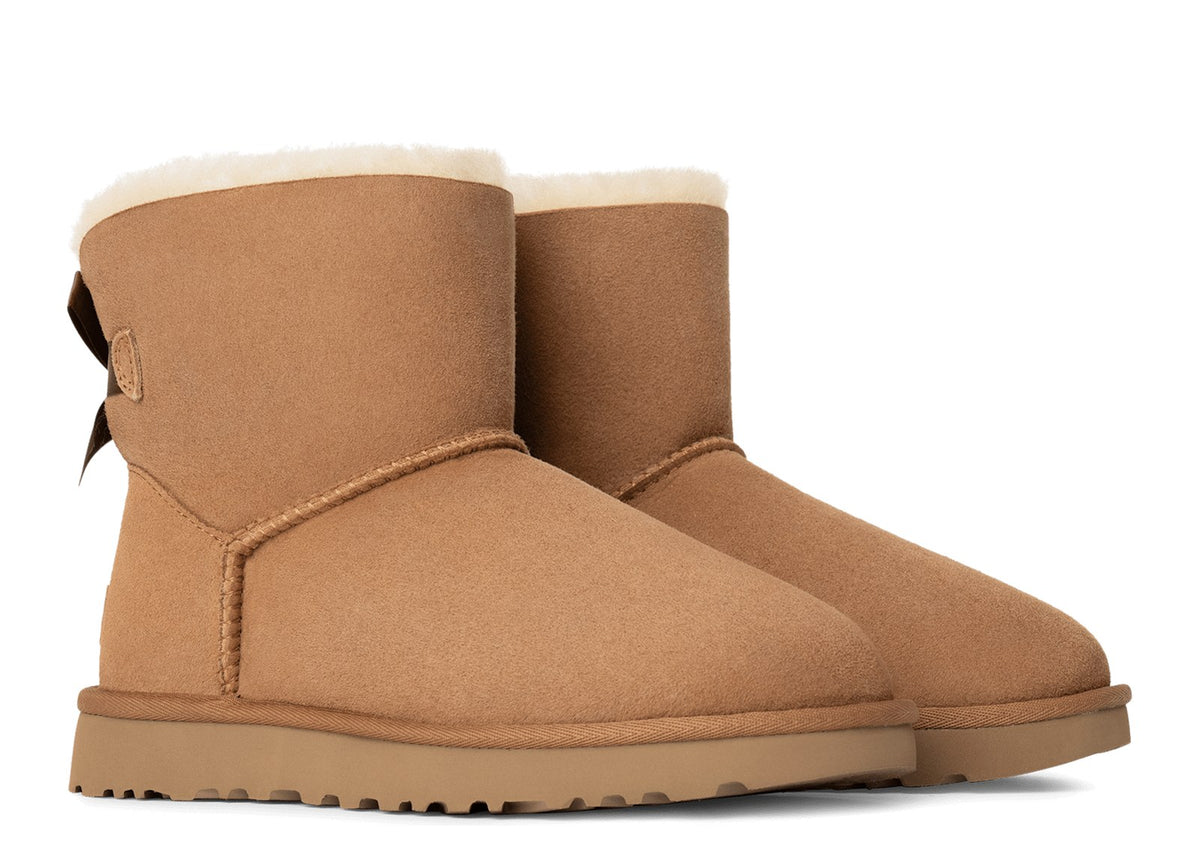 UGG Mini Bailey Bow II Boot Chestnut (W) 4