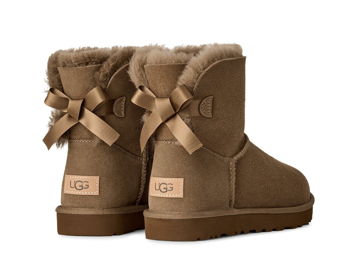 UGG Mini Bailey Bow II Boot Light Bronze (W) 3