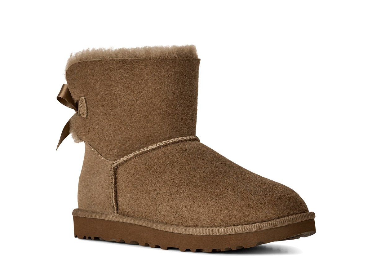 UGG Mini Bailey Bow II Boot Light Bronze (W) 5