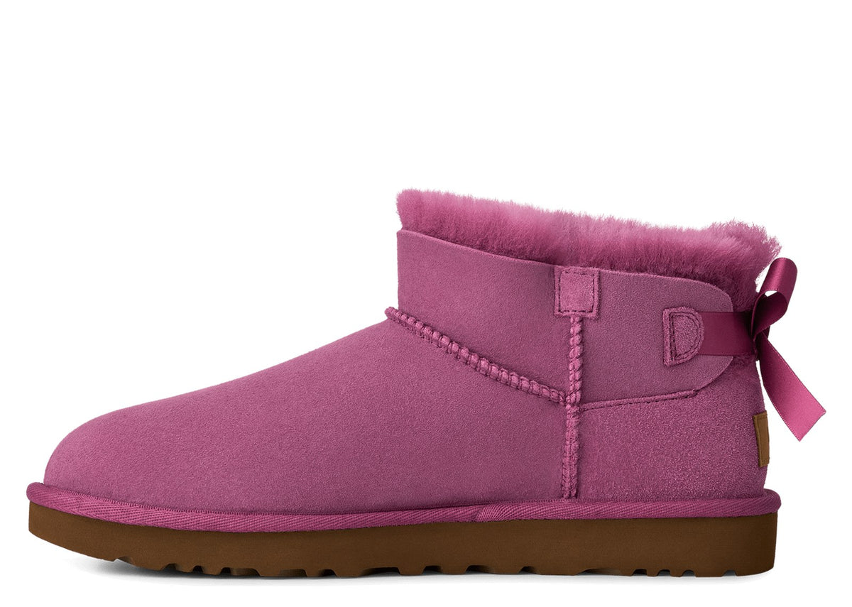 UGG Ultra Mini Bailey Bow Boot Dark Winterberry (W) 2