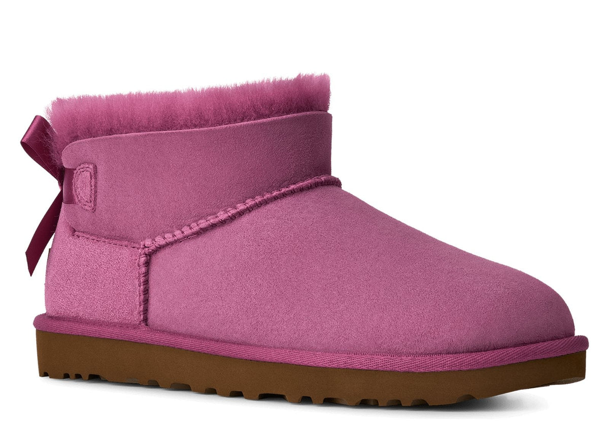 UGG Ultra Mini Bailey Bow Boot Dark Winterberry (W) 5