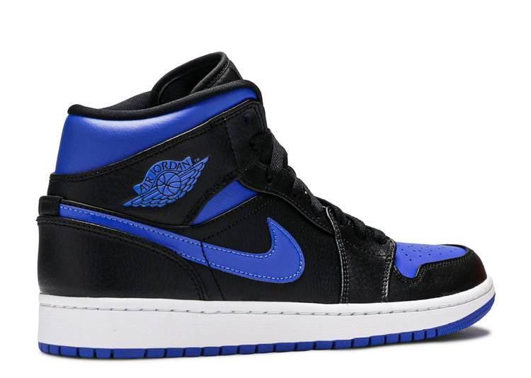 Air Jordan 1 Mid 'Black Hyper Royal' denemezapt.myshopify.com Zaptila