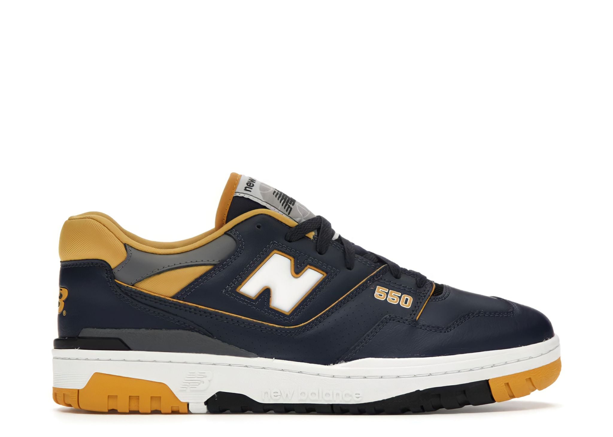 New Balance 550 'Navy Gold' denemezapt.myshopify.com Zaptila