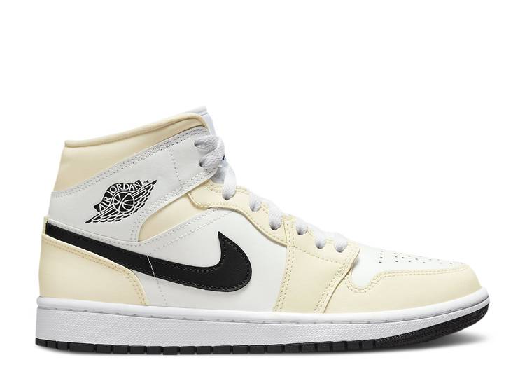 Wmns Air Jordan 1 Mid 'Coconut Milk' denemezapt.myshopify.com Zaptila