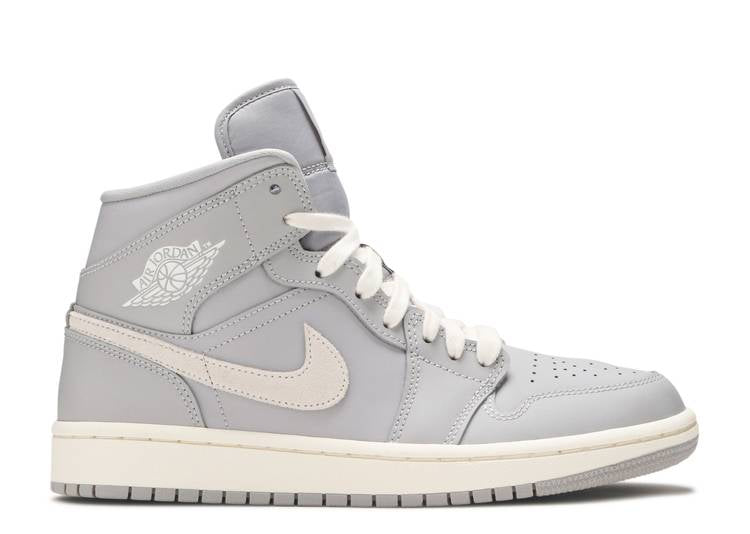 Wmns Air Jordan 1 Mid 'Grey Light Bone' denemezapt.myshopify.com Zaptila