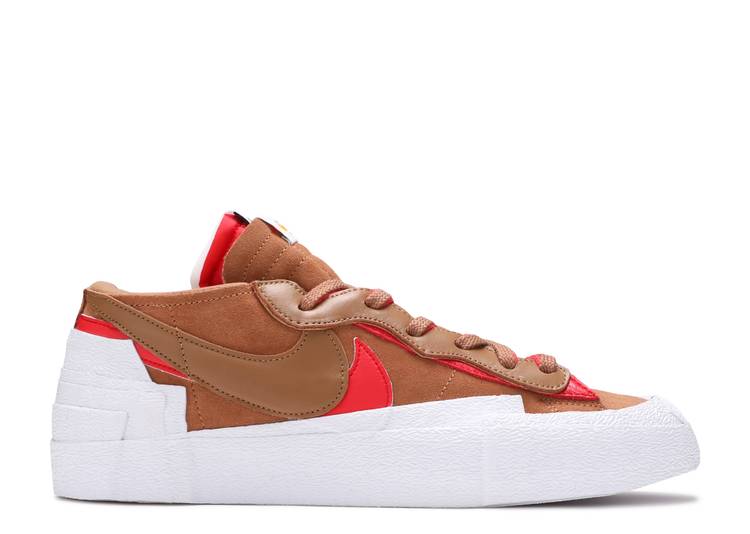 Sacai X Blazer Low 'Light British Tan' denemezapt.myshopify.com Zaptila