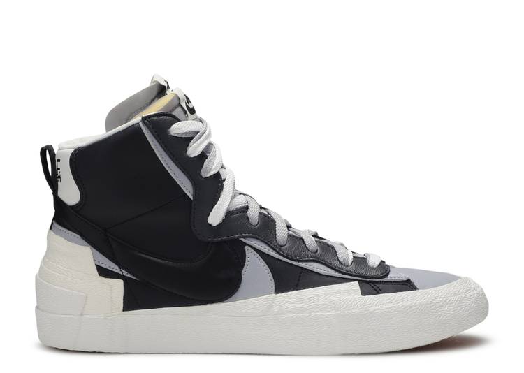 Sacai x Blazer Mid 'Black Grey' denemezapt.myshopify.com Zaptila