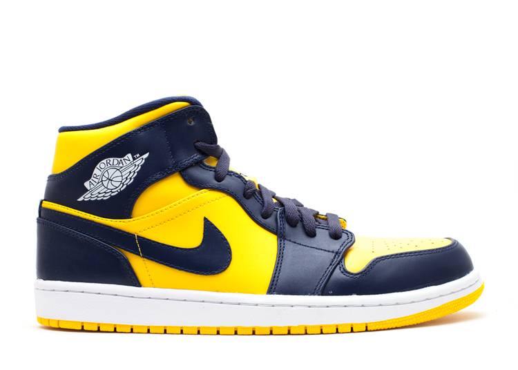Air Jordan 1 Mid 'Michigan' denemezapt.myshopify.com Zaptila