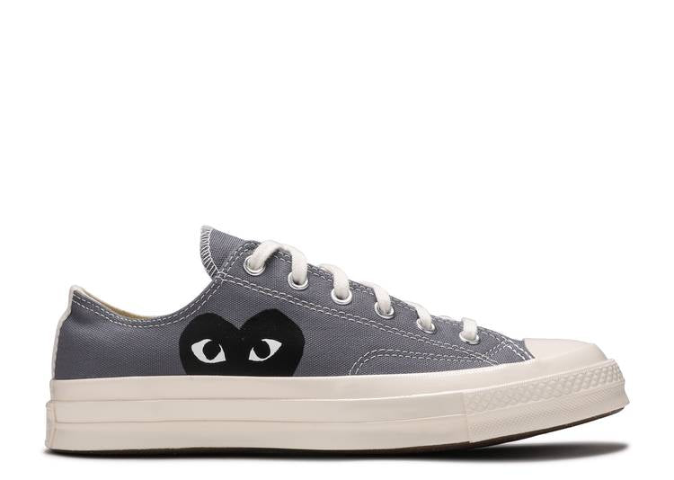 Comme Des Gar&ccedil;ons Play X Chuck 70 Low 'Steel Gray' denemezapt.myshopify.com Zaptila