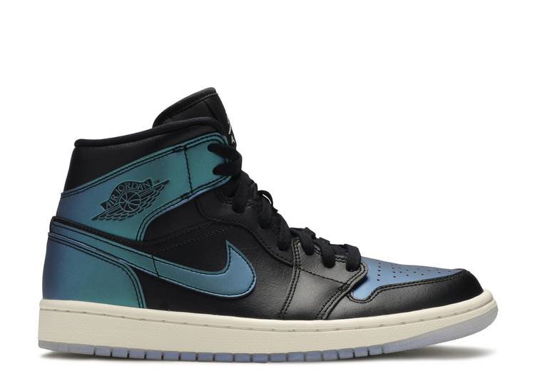 Wmns Air Jordan 1 Mid 'Metallic Turquoise' denemezapt.myshopify.com Zaptila