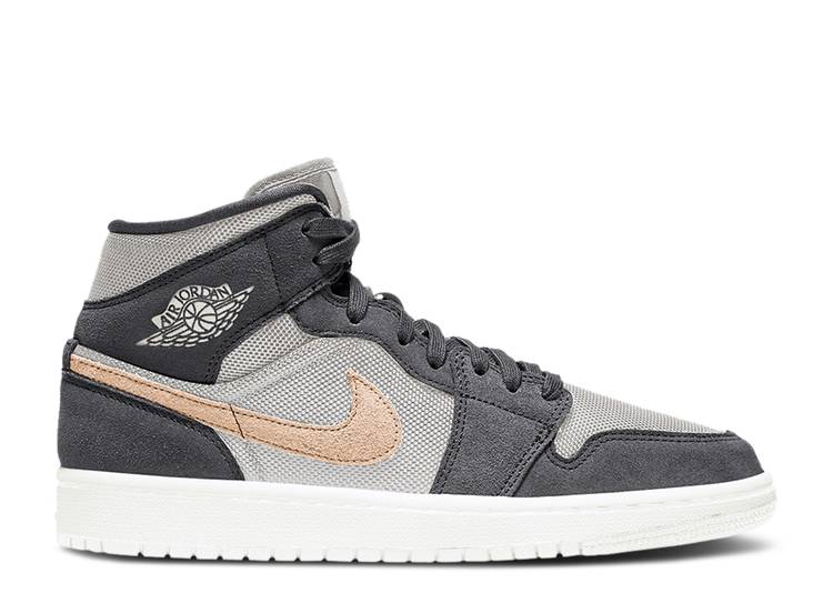 Wmns Air Jordan 1 Mid 'Iron Grey Onyx' denemezapt.myshopify.com Zaptila