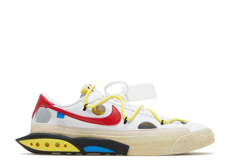 Off-White X Blazer Low 'White University Red' denemezapt.myshopify.com Zaptila