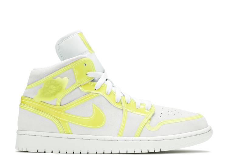 Wmns Air Jordan 1 Mid Lx 'Off White Opti Yellow' denemezapt.myshopify.com Zaptila