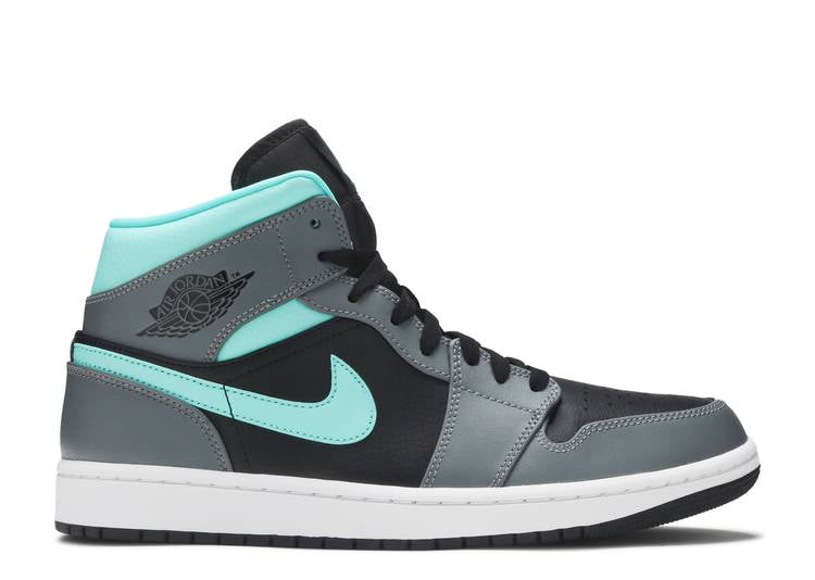 Air Jordan 1 Mid 'Grey Aqua' denemezapt.myshopify.com Zaptila