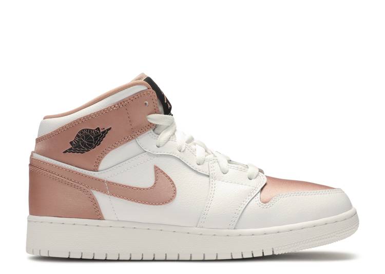 Air Jordan 1 Mid Gs 'White Rose Gold' denemezapt.myshopify.com Zaptila