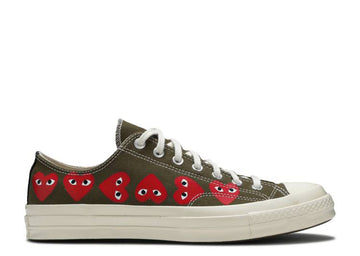 Comme Des Gar&ccedil;ons Play X Chuck 70 Low Top 'Multi Heart' denemezapt.myshopify.com Zaptila