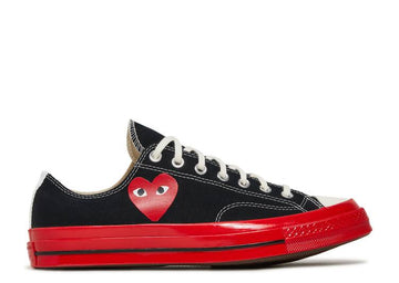 Comme Des Garçons Play X Chuck 70 Low 'Black Red'