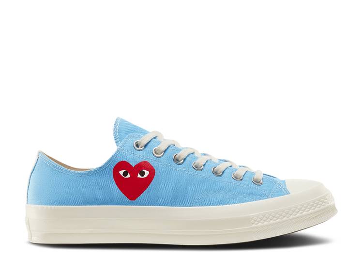 Comme Des Gar&ccedil;ons Play X Chuck 70 Low 'Bright Blue' denemezapt.myshopify.com Zaptila