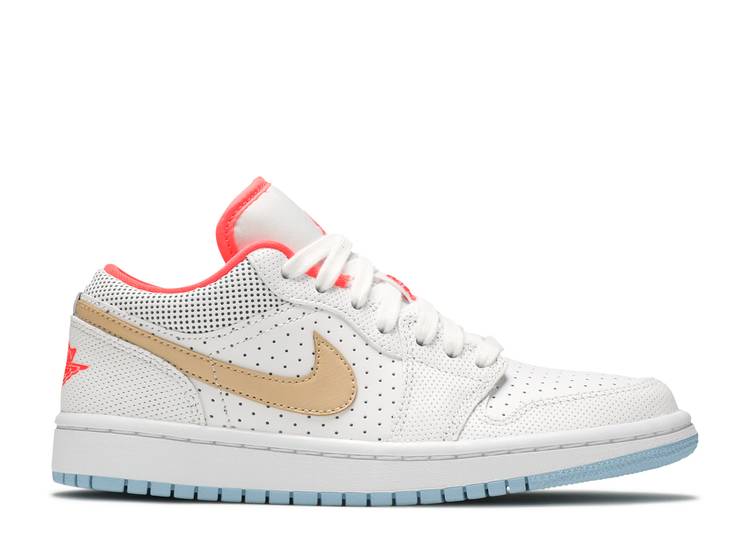 Wmns Air Jordan 1 Low Se 'White Sesame' denemezapt.myshopify.com Zaptila