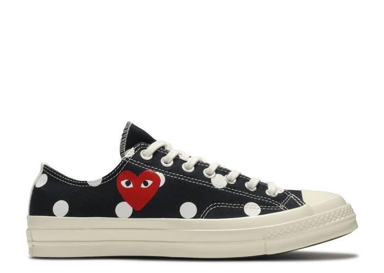 Comme Des Gar&ccedil;ons X Chuck Taylor All Star 70 Low 'Polka Dot' denemezapt.myshopify.com Zaptila