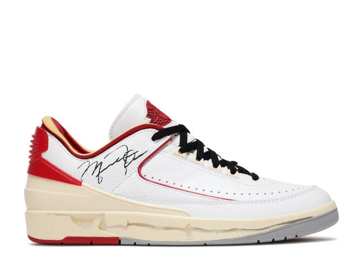 Off-White X Air Jordan 2 Retro Low Sp 'White Varsity Red' denemezapt.myshopify.com Zaptila