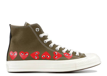 Comme Des Garçons Play X Chuck 70 Hi Top 'Multi Heart'