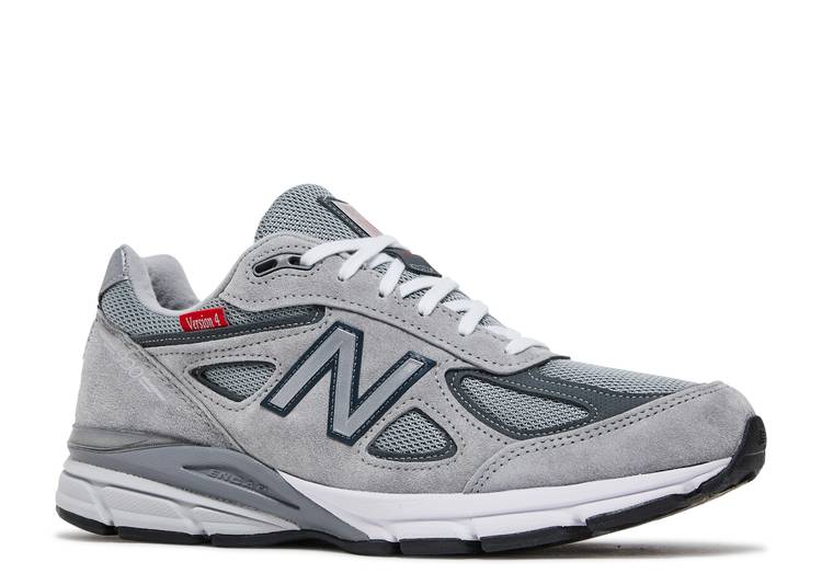 New Balance 990 V4 Made In Usa Red Label Grey