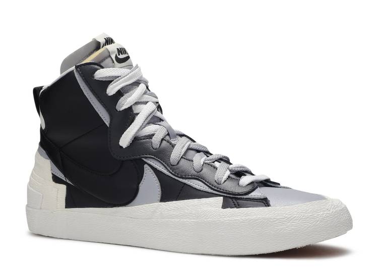 Sacai x Blazer Mid 'Black Grey' denemezapt.myshopify.com Zaptila