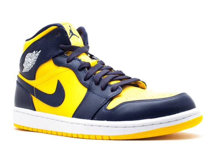 Air Jordan 1 Mid 'Michigan' denemezapt.myshopify.com Zaptila