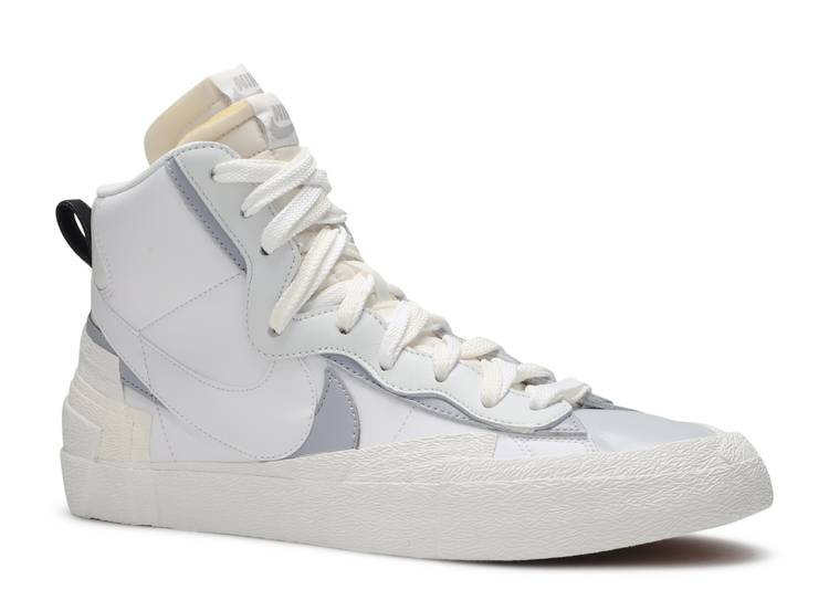 Sacai x Blazer Mid 'White Grey' denemezapt.myshopify.com Zaptila