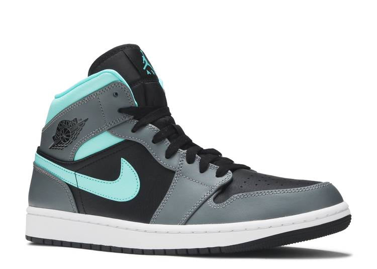 Air Jordan 1 Mid 'Grey Aqua' denemezapt.myshopify.com Zaptila