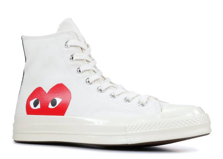 Comme Des Gar&ccedil;ons X Chuck Taylor All Star Hi 'Milk' denemezapt.myshopify.com Zaptila