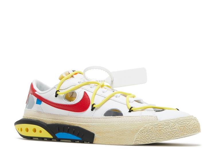 Off-White X Blazer Low 'White University Red' denemezapt.myshopify.com Zaptila